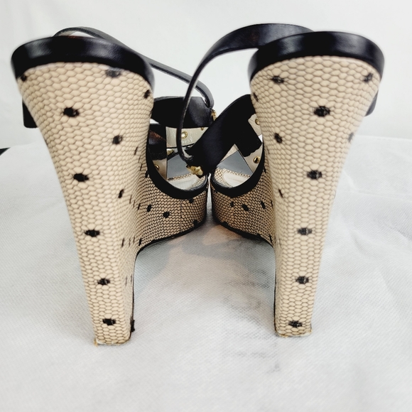 Jason Wu jeweled T- strap wedge sandals - Picture 7 of 10